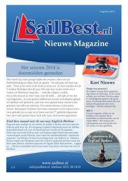 Nieuws Magazine Augustus 2014