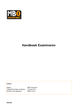 Handboek Examineren