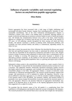 Influence of genetic variability and external regulating factors on