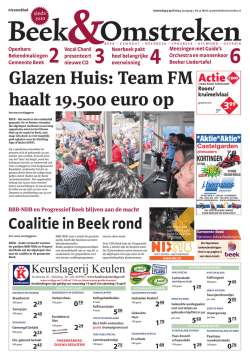 Glazen Huis: Team FM haalt 19.500 euro op