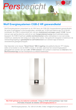 02-2014 Wolf - CGB-2 HR gaswandketel