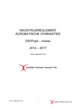 Download Wedstrijdreglement D/E pupil (versie januari 2013)