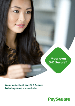 3-D Secure leaflet
