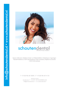 Dental brochure - Schouten Dental
