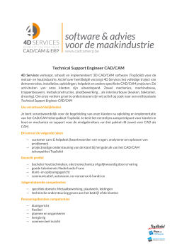 Technical Support Engineer CAD/CAM