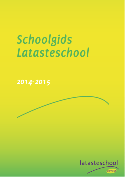 Schoolgids Latasteschool
