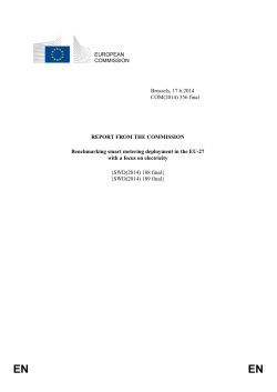 EUROPEAN COMMISSION Brussels, 17.6.2014 COM(2014