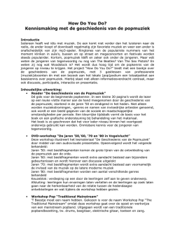 How Do You Do? Kennismaking met de