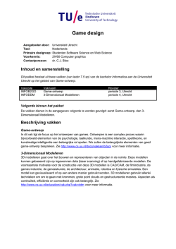 Game design - TU/e Studiegids