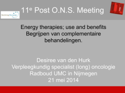 2014 Energy therapies
