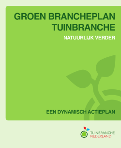 Groen Brancheplan, Natuurlijk Verder