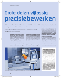 Grote delen vijfassig precisiebewerken