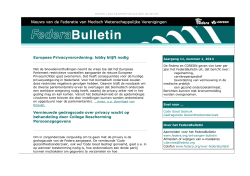 Federa Bulletin nr1 januari 2014