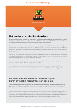 Infotorial kopieren rijbewijs