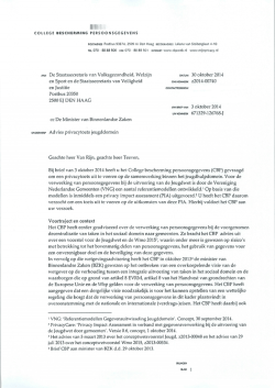 "Advies privacytoets jeugddomein" PDF document