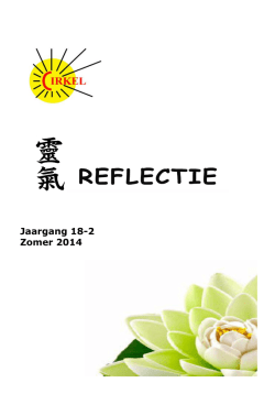 Jaargang 18-2 Zomer 2014 - Reiki Vereniging Cirkel