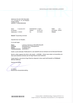 HOGE RAAD DER NEDERLANDEN