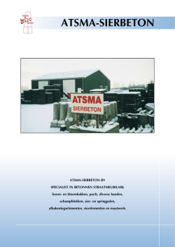 Info - Atsma Sierbeton