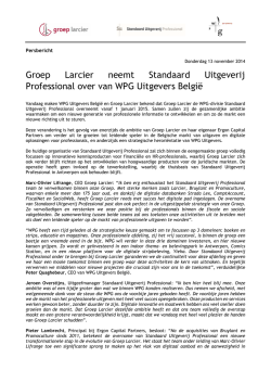 Groep Larcier neemt Standaard Uitgeverij