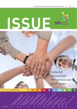 Issue 1. 2014