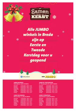 JUMBO BALIENDIJK Baliendijk 20 | 4816 GD BREDA JUMBO