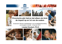 Dr Liesbet Goubert