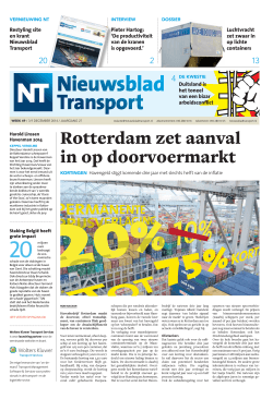 Rotterdam zet aanval in op doorvoermarkt