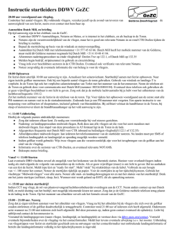 Instructie Startofficieren Midweekvliegen GeZC
