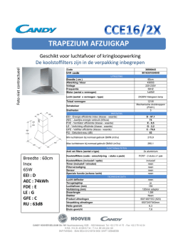 AFZUIGKAP CCE 16 2X