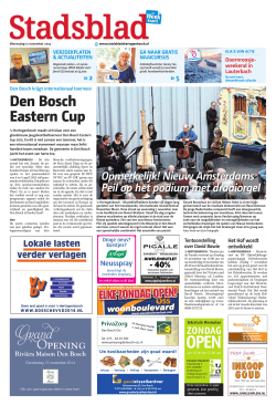 s-Hertogenbosch - 12 november 2014 pagina 1