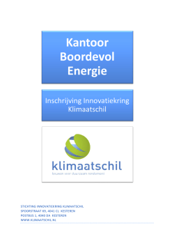 INNOVATIEKRING KLIMAATSCHIL