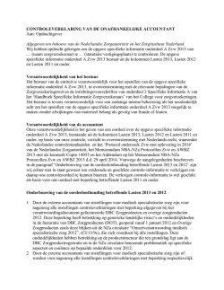 Download de Controle Verklaring spec A