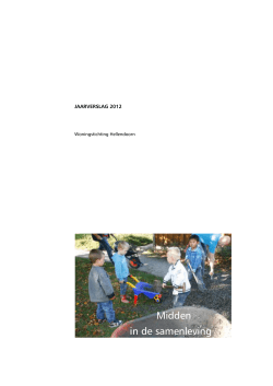 Jaarverslag 2012 - Woningstichting Hellendoorn