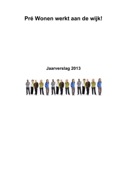 Jaarverslag 2013
