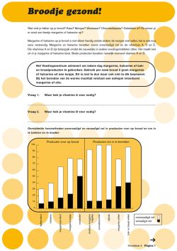 H4 Kennisopdrachten vmbo 10/1 - Voorlichtingsbureau margarine