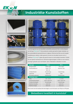Download folder Industri&euml;le Kunststoffen