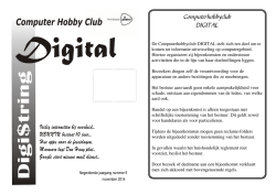Digistring november