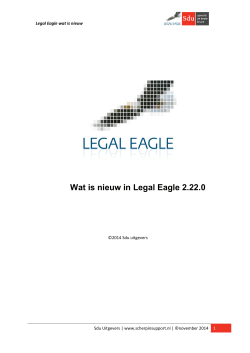Wat is nieuw in Legal Eagle 2.22.0
