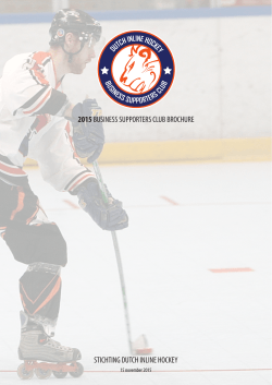 DIH 2015 BSC - Dutch Inline Hockey