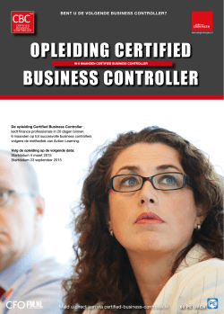opleiding certified business controller