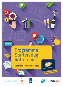 Programmaboekje Rotterdam