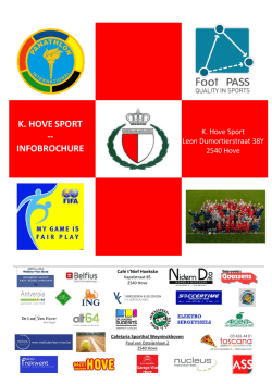 dit document - Koninklijke Hove Sport