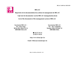 BELAC 6-001 Rev 2014.09.16 FNE