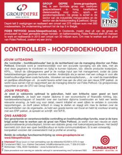 Controller - Hoofdboekhouder (pdf)