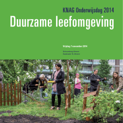 KNAG Onderwijsdag 2014 - Koninklijk Nederlands Aardrijkskundig