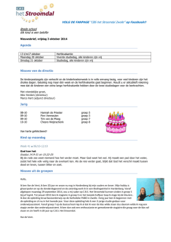 VOLG DE FANPAGE “CBS het Stroomdal Zwolle” op Facebook