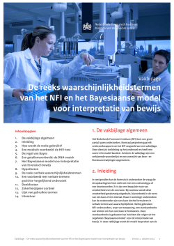 NFI-vakbijlage waarschijnlijkheidstermen versie 2.1 oktober 2014