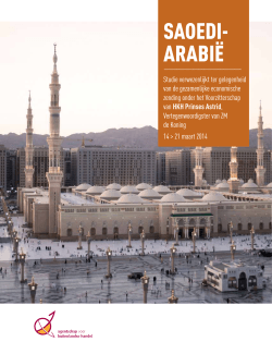 Landenstudie Saoedi-Arabië (PDF, 3.14 MB)
