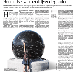 Het raadsel van het drijvende graniet