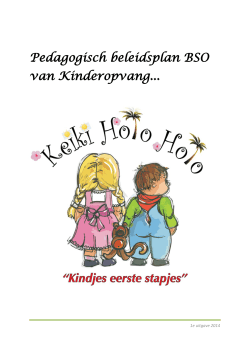 Voor de BSO - Kinderopvang Keiki Holo Holo